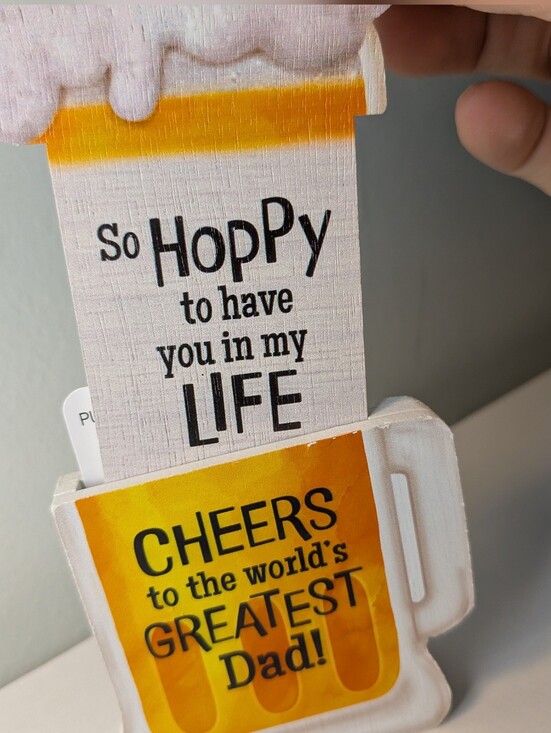 Other - World’s Greatest Dad Gift Card Holder Wooden Beer Mug Sign Father’s Day